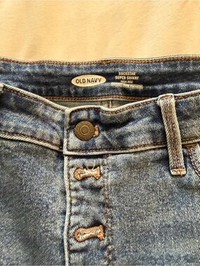 Old Navy Light Blue Rockstar Super Skinny High Rise Jeans